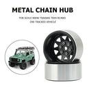 4pcs 1.9 inch Beadlock Wheel Rims for 1/10 SCX10 90046 Traxxas TRX4 RC4WD D90
