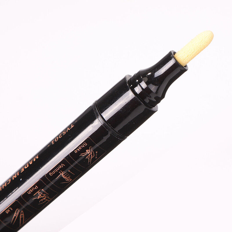 Mirror Marker Pen DIY Paint Stationery Student Craftwork Pen (0.7mm Copper)