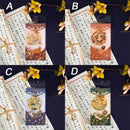 Pendant Chinese style Metal Tassel Book Clip Bookmark Pagination Mark Painted