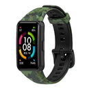 Soft Silicone Wristband Adjustable Bracelet Watchband for Huawei Band (B)