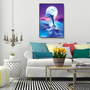 DIY Diamond Painting 5D Full Round Drill Dolphin Jump Cross Stitch Mosaic C