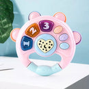 Baby Rattle Music Flashing Infant Pat Hand Bell Early Educational Toys (C) Newly
