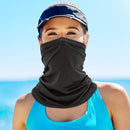 Cycling Pure Color Face Cover Riding Sunscreen Scarf Outdoor Bandana (Pink)