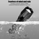 Powerful LED Flashlight 3 Modes Portable Torch USB Rechargeable Waterproof