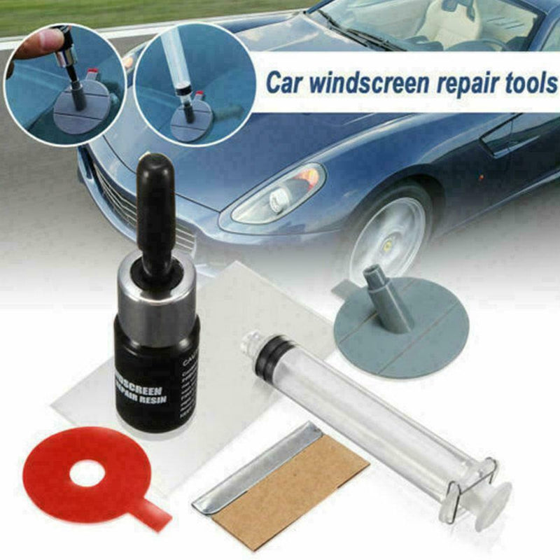 Car Windshield Windscreen Glass Chip Crack Repair Tool DIY to Set Kit use Z Q5R5