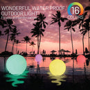 LED Solar Ball Light Swimming Pool Remote Control Garden Decor Lamp (2pcs) Newly
