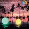 LED Solar Ball Light Swimming Pool Remote Control Garden Decor Lamp (2pcs) Newly