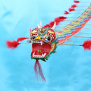 Chinese Traditional Dragon Kite Plastic Foldable Children Outdoors Toys