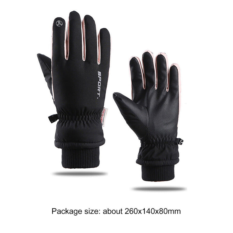 Anti-Skid Thickening Warm Ski Gloves Cycling Motorcycle Glove Riding Accessories