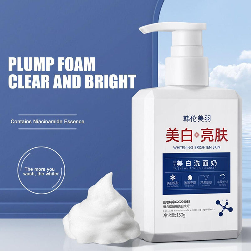 Facial Cleanser Foam Face Wash Whitening Gentle Cleansing Skin Clean Beauty`