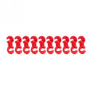 10pcs Bicycle Brake Gear Cable S Style Clips Hose Guide Line Hook (Red) Newly
