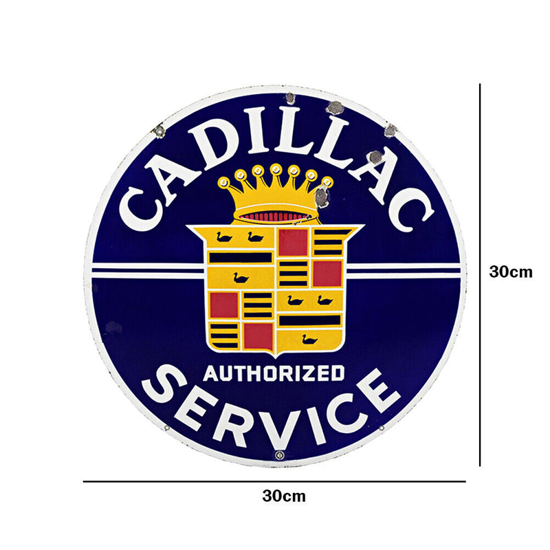 Round Metal Tin Sign Plaque Wall Letters Posters Iron Painting for Bar (1) Newly