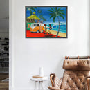 Diamond Painting Sea Car Full Round Drill Picture of Rhinestone DIY Drawing