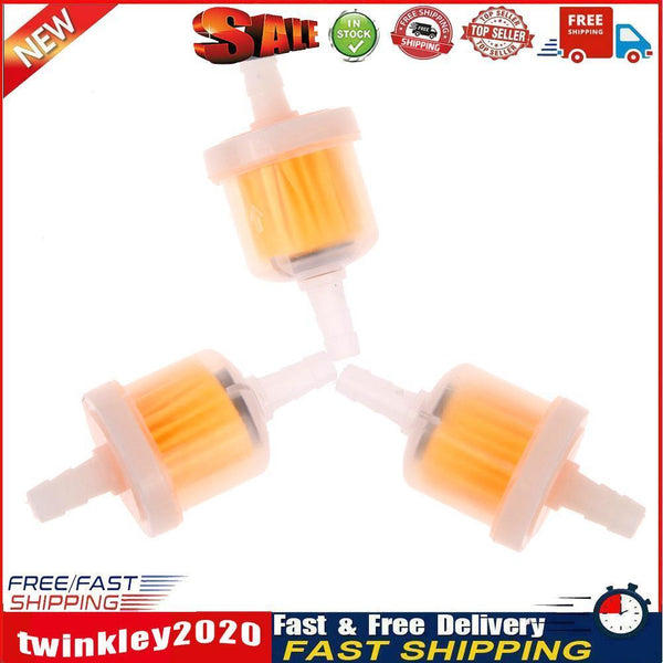 3pcs Gas Fuel Filters for Motorcycle Moped Scooter Dirt Bike ATV Go Kart Newly