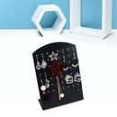 72 Holes Showcase Rack Jewelry Plastic Earring Holder Ear Studs Display Shelf