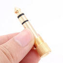 4X Audio Stereo 6.35mm 1/4" Male to 3.5 mm 1/8" Female Adapter Converter Newly