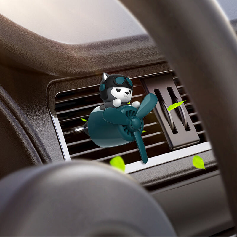 Car Air Freshener - Air Outlet Vent Aromatherapy Diffuser Ornaments (Green)