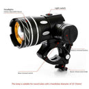 Rear&Front Lights T6 LED Bike Lights Bicycle Headlight Riding Light