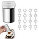 Flour Chocolate Powder Sprinkler Sugar Shaker Seasoning Bottle Coffee Sifter