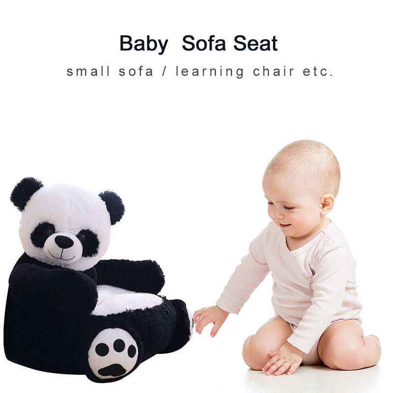Cute Learning to Sit Baby Sofa Cover Seat Support without Filler (Panda) Newly