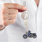 Motorcycle Special Shaped DIY Bright Diamond Painting Kit Keychain for Bag Newly