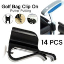 Putting Organizer Clamp Stand Bag Buckle Golf Clubs Holder Golf Putter Clip