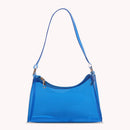 Fashion Women Clear Pure Color Shoulder Hobos Bag Casual Ladies Mini Handbags