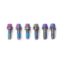 6pcs Mi Xim M6 18mm Bicycle Stem Bolt Screws for Disc Brake V Brake (Color)