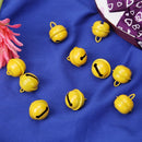 20pcs 25mm Metal Jingle Bells Christmas Hanging Decor Pet Pendant (Yellow) Newly
