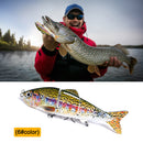12cm 16.8g Multi-joint Bionic Fishing Lures Hook Artificial 4 Segments Hard