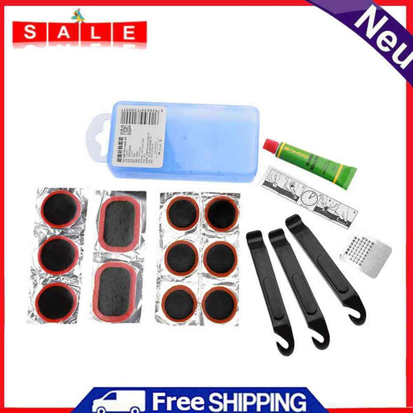 1 Set Mountain Bike Maintenance Tools Bicycle Tire Repair Rubber Patch Glue Kit