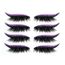and False Eyelashes Self Adhesive Eyeliner 2 In 1 Eyeliner Eyelashes Set
