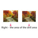 5D DIY Four Season Scenery Full Drill Diamond Painting Embroidery Craft(C)