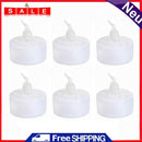 6pcs Battery Operated LED Tea Lights Candles Flameless Wedding Party Home Decor