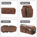 Armchair Caddy Non Slip Sofa Armrest Organizer with 14 Pockets (Coffee) Newly