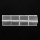 4grids Plastic ?Clear Pill Box Travel Drugs Tablet Storage Container Cases