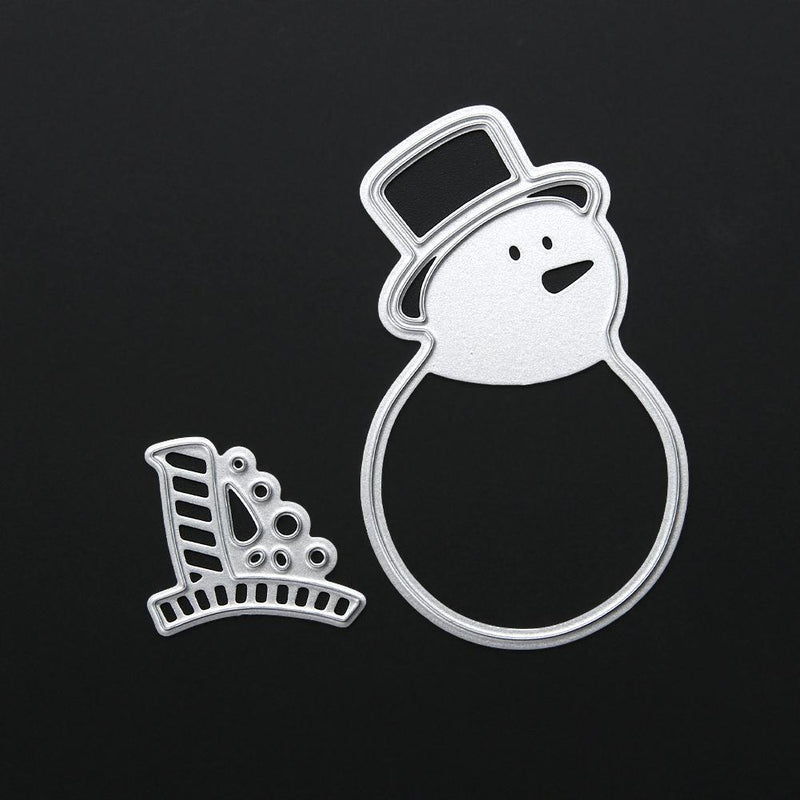 Snowman DIY Metal Stencil for Scrapbook Embossing Craft Cutting Die Decor