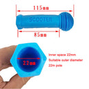 MTB Bike Handlebar Grips Cover Rubber Kid Tricycle Scooter Grip (Blue) Newly