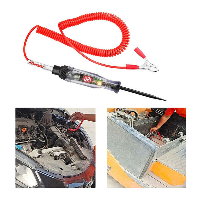 Professional Long Probe Pen Digital Display Auto Voltage Tester Repair Tool