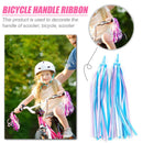 2pcs Kids Bike Scooter Handlebar Streamers Colorful Tassels Ribbons (2) Newly