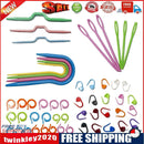 53pcs/set Knitting Kit Needle Clip Crochet Hook Craft Markers Sewing Tools