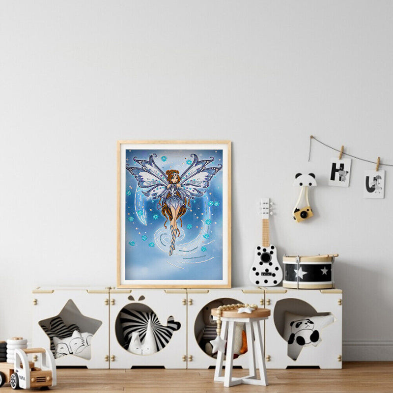 Diamond Painting 5D DIY Winged Fairy Partial Special Drill Rhinestone Kit