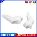 1 Pair Thumb Valgus Toe Separators Hallux Bunion Adjuster Corrector (White)