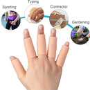 2*Silicone Tubes Protector Pain Relief Sleeve Cover Sport Picking Finger Cover_