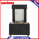 Desktop Water Fountain Tabletop Waterfall Zen Meditation Lucky Fengshui Gifts