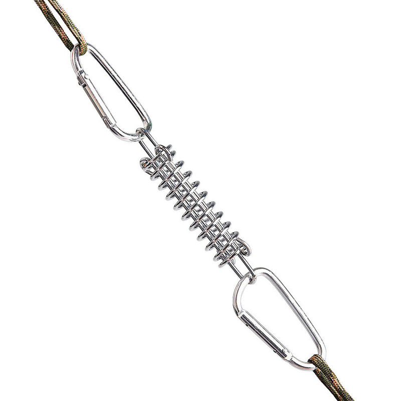 Outdoor Camping Tent Spring Wind Rope Buckle Fix Hook Buckles (White 5pcs) Newly