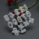 Numbers Dying Board Cutting Dies Stencils for DIY Scrapbooking Craft A