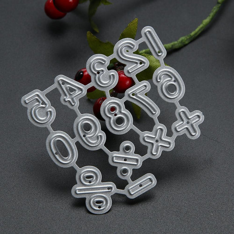 Numbers Dying Board Cutting Dies Stencils for DIY Scrapbooking Craft A