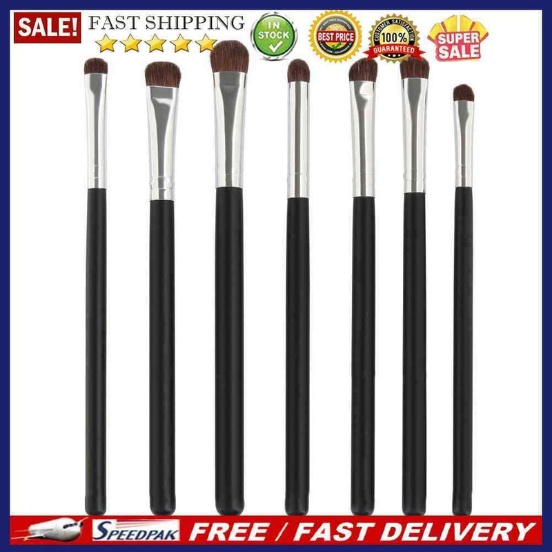 7 x Professional Eyeshadow Brush Into The Shadow Eye Makeup Make Up Brushes
