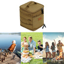 Camping Storage Handbag Cookware Utensils Travel Organizer Hanging Tote (M)